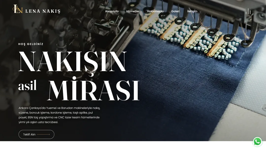 Lena Nakış corporate site