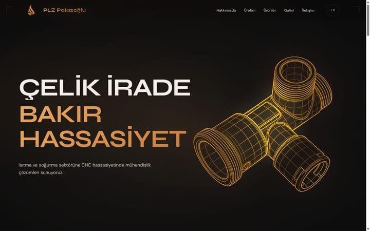 PLZ Palazoğlu Vana kurumsal sitesi